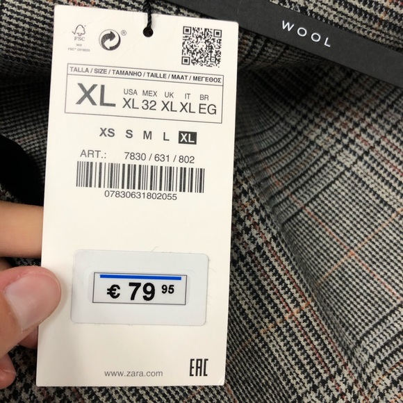 Zara plaid single button blazer 🍂 - Picture 4 of 16